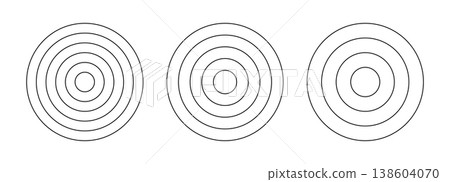 Coaching wheel of 3, 5 and 4 concentric circles. Diagram divided on four, five, three round segments. Habits tracker of wheel of life. Polar grid graph paper. Life blank. Coaching wheel of 3, 5 and 4 concentric circles. Diagram divided on four, five, three round segments. Habits tracker of wheel of life. Polar grid graph paper. Life blank. 138604070