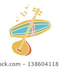 Traditional Indian mridangam and tanpura music instrument in desi. Hand drawn vector illustration flat. Holiday and festival design, for oriental magazines, maps greeting cards, Holi Diwali clip arts. 138604118
