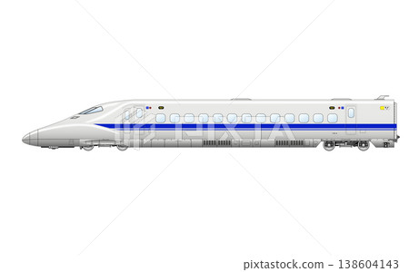 東海道和山陽新幹線的向量圖 138604143