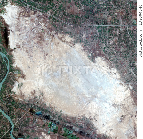 Location, aerial landscape and map of Earth with satellite image, mountain and valley with city. Nature, background and top view with topography, country environment and geography with aerospace Location, aerial landscape and map of Earth with satellite image, mountain and valley with city. Nature, background and top view with topography, country environment and geography with aerospace 138604640