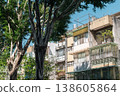 Vintage Aged Residential Building in Taipei, Taiwan 138605864