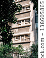 Vintage Aged Residential Building in Taipei, Taiwan 138605865
