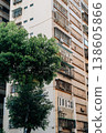 Vintage Aged Residential Building in Taipei, Taiwan 138605866