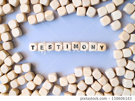 definition of the word testimony made by wooden blocks definition of the word testimony made by wooden blocks 138606183