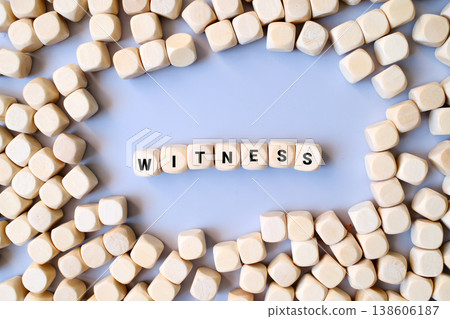 definition of the word witness made by wooden blocks definition of the word witness made by wooden blocks 138606187