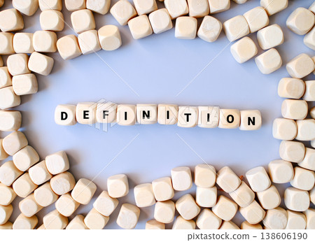 the word definition made by wooden blocks the word definition made by wooden blocks 138606190
