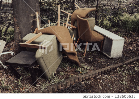 Illegal dumping of industrial waste 138606635