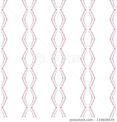 Ribbed vertical ruffled stripes pattern cottagecore rustic style in light pink white colors Ribbed vertical ruffled stripes pattern cottagecore rustic style in light pink white colors 138606639