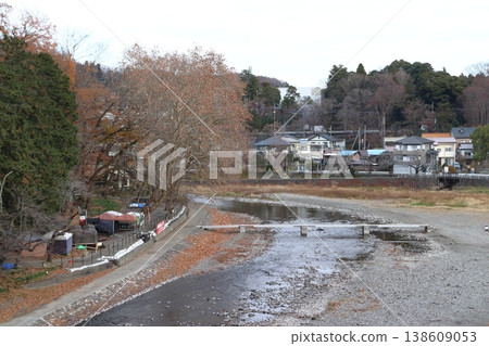 At Hannō Riverbank in late autumn (Hannō City, Saitama Prefecture) 138609053