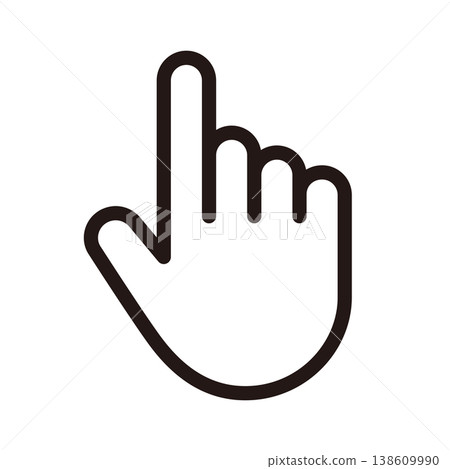 Tap finger icon Tap finger icon 138609990