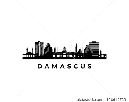 Vector Damascus skyline.  138610733