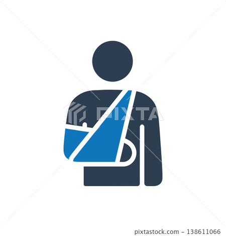 Arm Sling Recovery Icon Arm Sling Recovery Icon 138611066