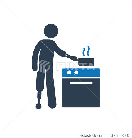 Prosthetic Leg Cooking icon 138611088