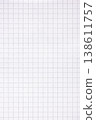 White grid paper background. Stock photo 138611757
