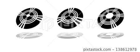 Set of Abstract Circle Design Elements. Set of Abstract Circle Design Elements. 138612978