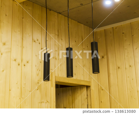 Cylindrical pendant lights, modern architectural fixtures, Cylindrical pendant lights, modern architectural fixtures, 138613080