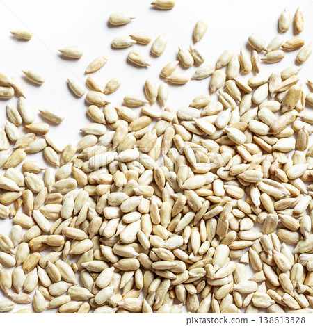 Sunflower seeds as background Sunflower seeds as background 138613328