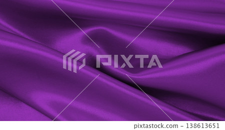 Smooth elegant lilac silk or satin luxury cloth texture as abstract background. Luxurious background design 138613651