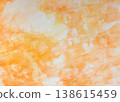 Orange watercolor paper 138615459