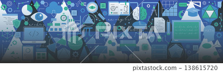 Maths Science Banner Maths Science Banner 138615720