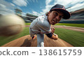 Baseball pitcher 138615759