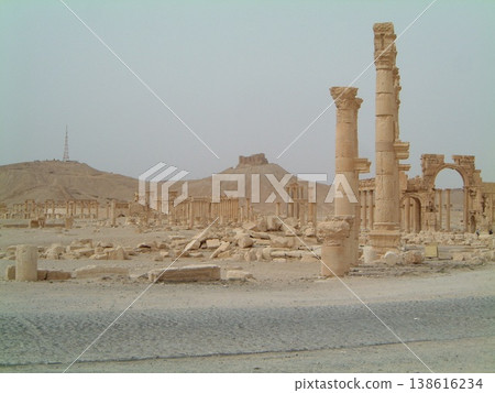 Syria. The now-vanished Palmyra archaeological site. Syria. The now-vanished Palmyra archaeological site. 138616234