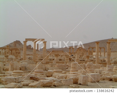 敘利亞。如今已消失的帕爾米拉考古遺址。 敘利亞。如今已消失的帕爾米拉考古遺址。 138616242