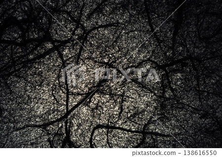 Black Unryu dyed washi paper texture 138616550