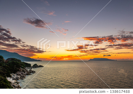 屋久島東海黃昏景色(秋季) 屋久島東海黃昏景色(秋季) 138617488