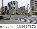 Scenery at the intersection in front of Nishitanabe Station 138617872