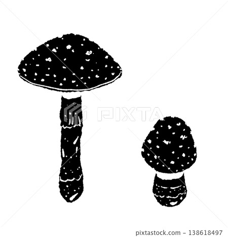 Mushroom, Silhouette, Vector 138618497
