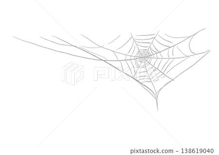 一張纖細的蜘蛛網圖案,可放置在萬聖節設計的左上角。 一張纖細的蜘蛛網圖案,可放置在萬聖節設計的左上角。 138619040
