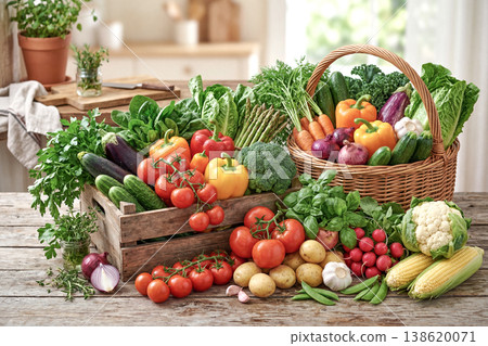 A lot of vegetables 138620071