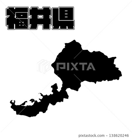福井縣地圖 福井縣地圖 138620246