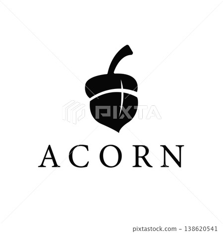 Acorn logo, modern minimal symbol of growth and natural success Acorn logo, modern minimal symbol of growth and natural success 138620541