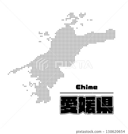Ehime Prefecture Map Ehime Prefecture Map 138620654