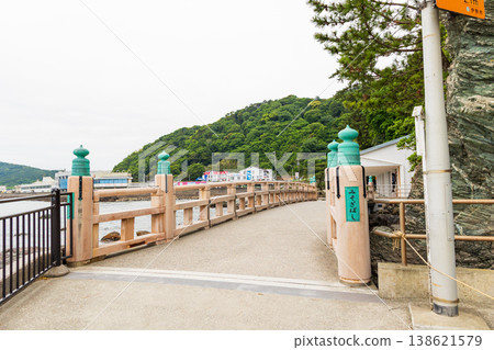 三重縣伊勢市二見浦市的御曾木橋 138621579
