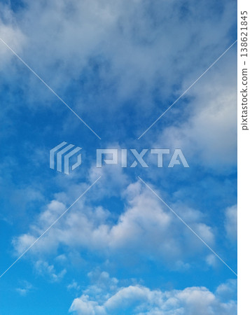 bright cumulus cloud and blue sky 138621845