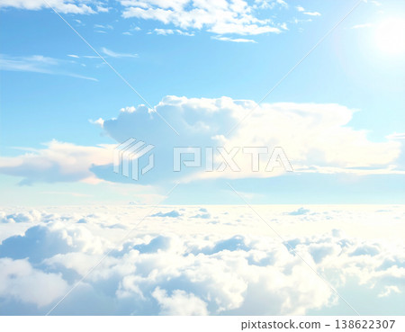 五彩斑斕的雲海 138622307