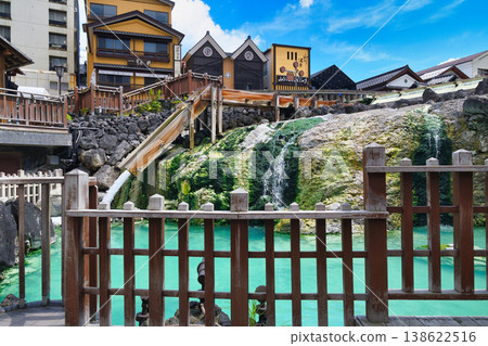 草津溫泉、湯畑、湯瀑布(群馬縣吾妻郡草津町) 草津溫泉、湯畑、湯瀑布(群馬縣吾妻郡草津町) 138622516