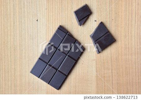 70% cocoa chocolate bar, high-cocoa chocolate 70% cocoa chocolate bar, high-cocoa chocolate 138622713