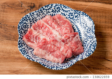 Short ribs (nakaochi kalbi): A popular cut of yakiniku with a rich, savory flavor. Short ribs (nakaochi kalbi): A popular cut of yakiniku with a rich, savory flavor. 138622859