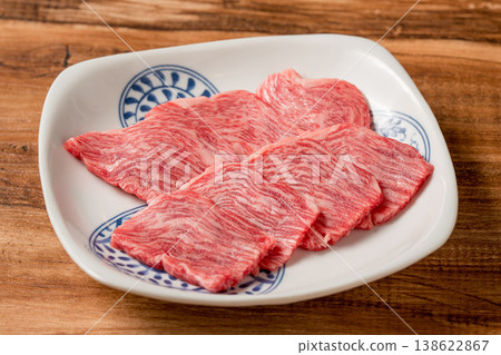 Loin: A tender and high-quality cut of meat, a classic choice for yakiniku (Japanese barbecue). Loin: A tender and high-quality cut of meat, a classic choice for yakiniku (Japanese barbecue). 138622867