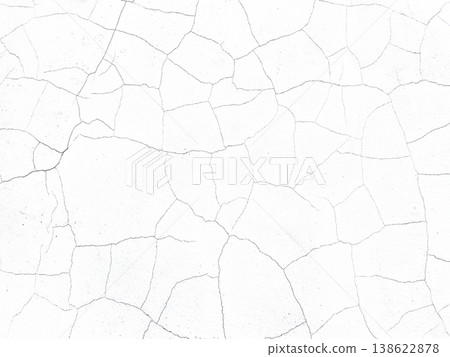 A horizontal background image of a cracked, bright white concrete wall. A horizontal background image of a cracked, bright white concrete wall. 138622878