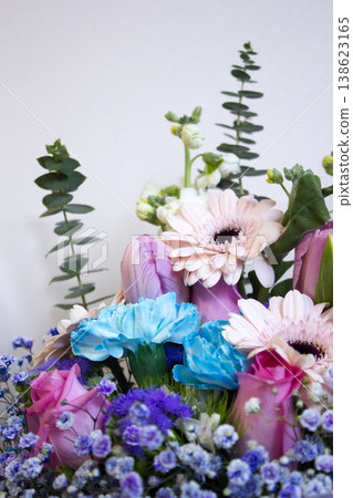 A bouquet of various flowers. 138623165