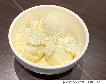 One cup of vanilla ice cream One cup of vanilla ice cream 138623213