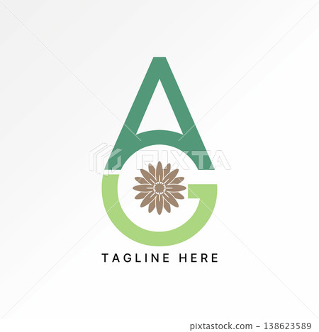 Letter AG font connect with sunflower fashion decoration garden blossom plant logo design graphic concept creative premium vector stock image top sell Letter AG font connect with sunflower fashion decoration garden blossom plant logo design graphic concept creative premium vector stock image top sell 138623589