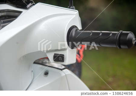 Motorcycle high and low beam horn switch 138624656