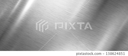 Silver metal texture background with light reflection 3D render Silver metal texture background with light reflection 3D render 138624851