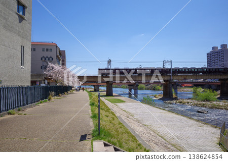 Hankyu Railway Imazu Line Railway Bridge Hankyu Railway Imazu Line Railway Bridge 138624854